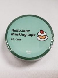 Hello Jane Masking Tape -03 Cake