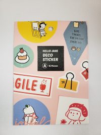 Hello Jane Deco Sticker – Set A