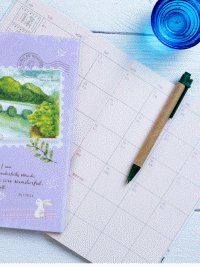 2023 小喬 A5 Monthly Planner (Purple)